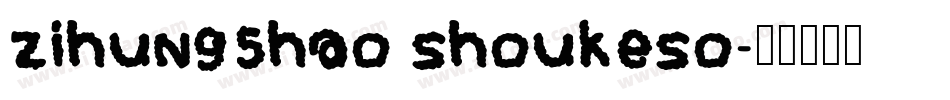 zihun95hao shoukeso字体转换